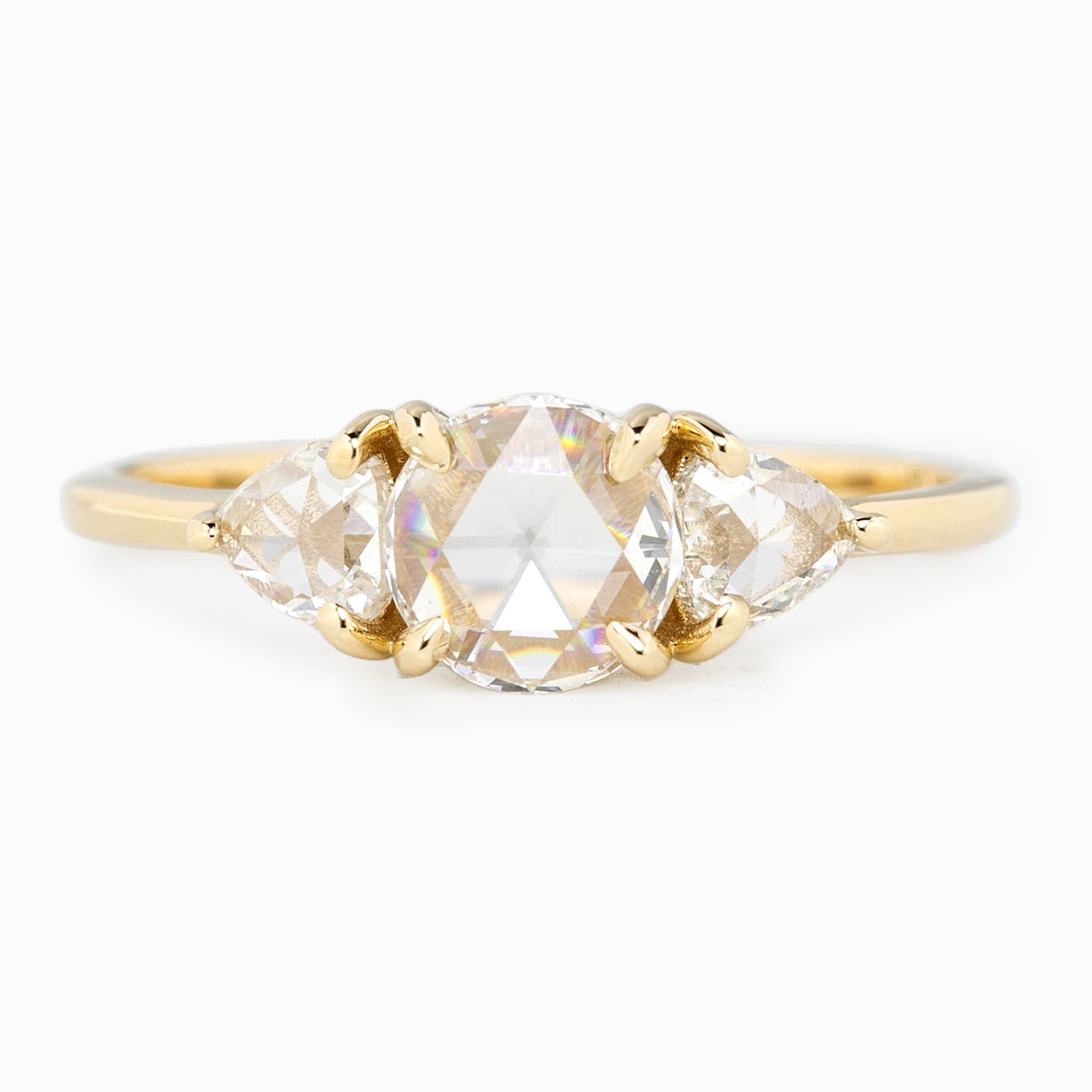 Madison Round Rose Cut Diamond Ring