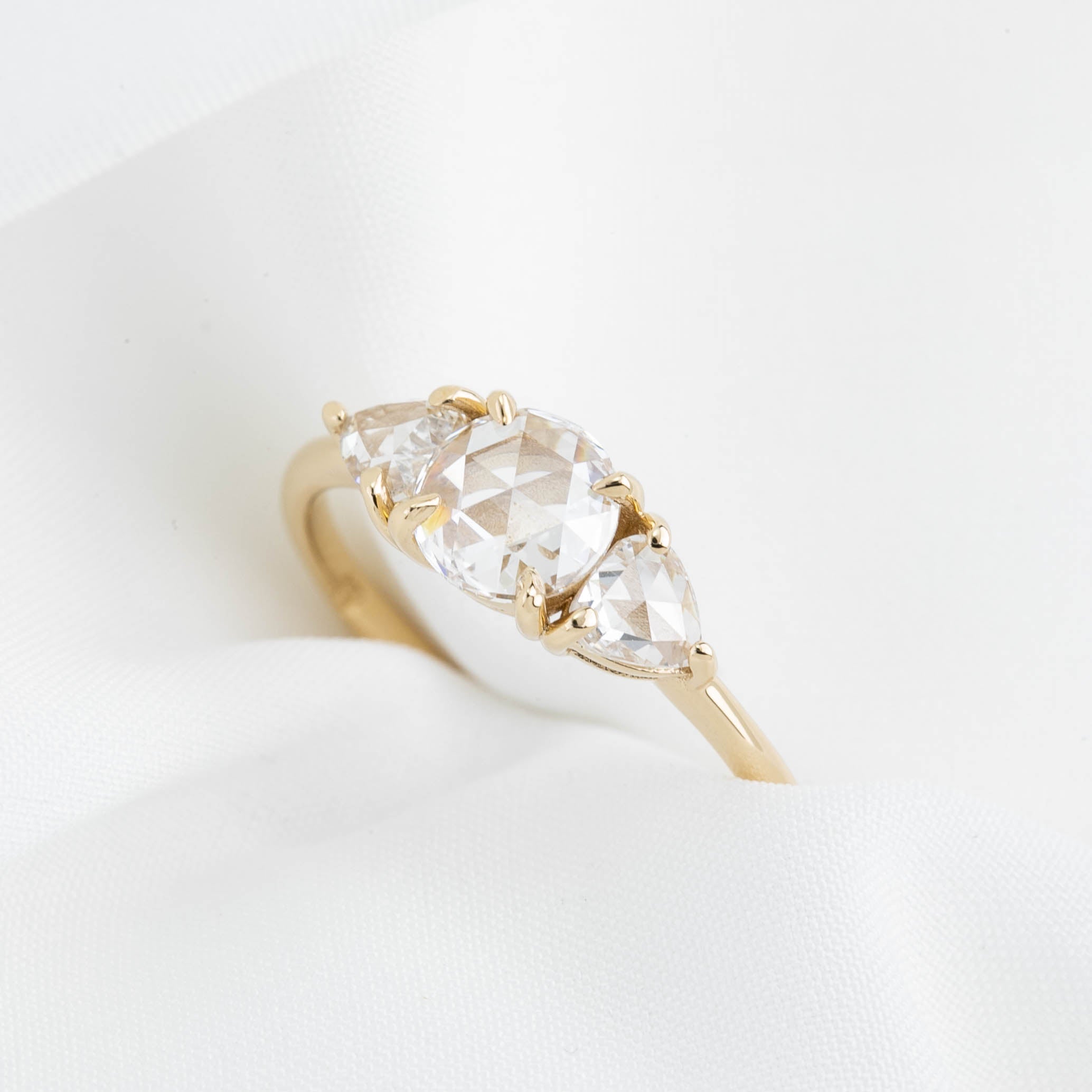 Madison Round Rose Cut Diamond Ring