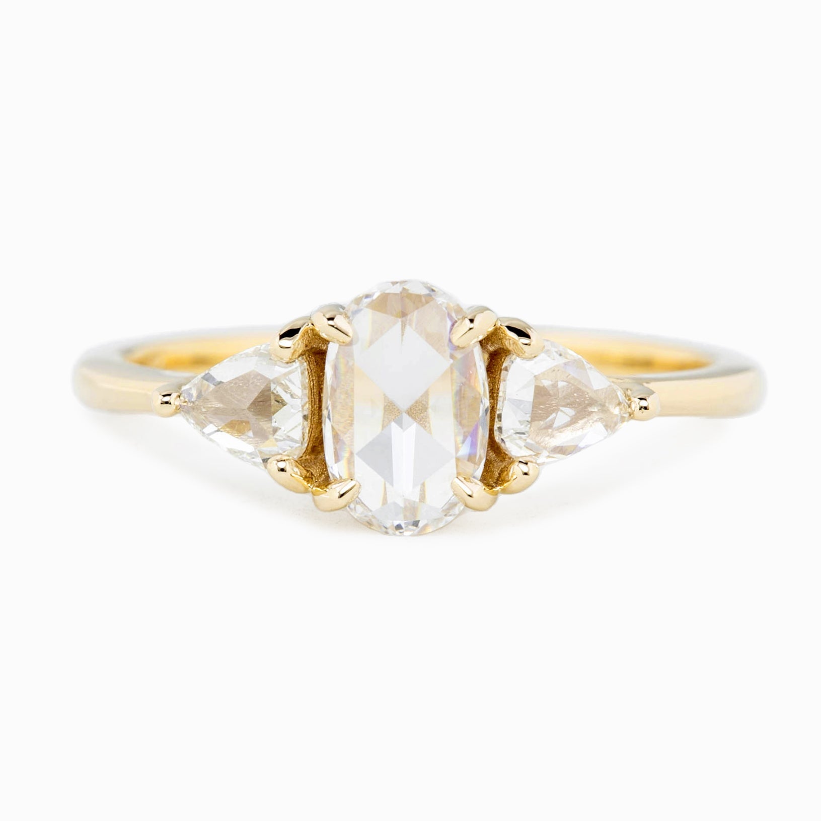 Madison Oval Rose Cut Diamond Ring