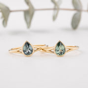 Kylie Ring, 0.70ct Montana Sapphire