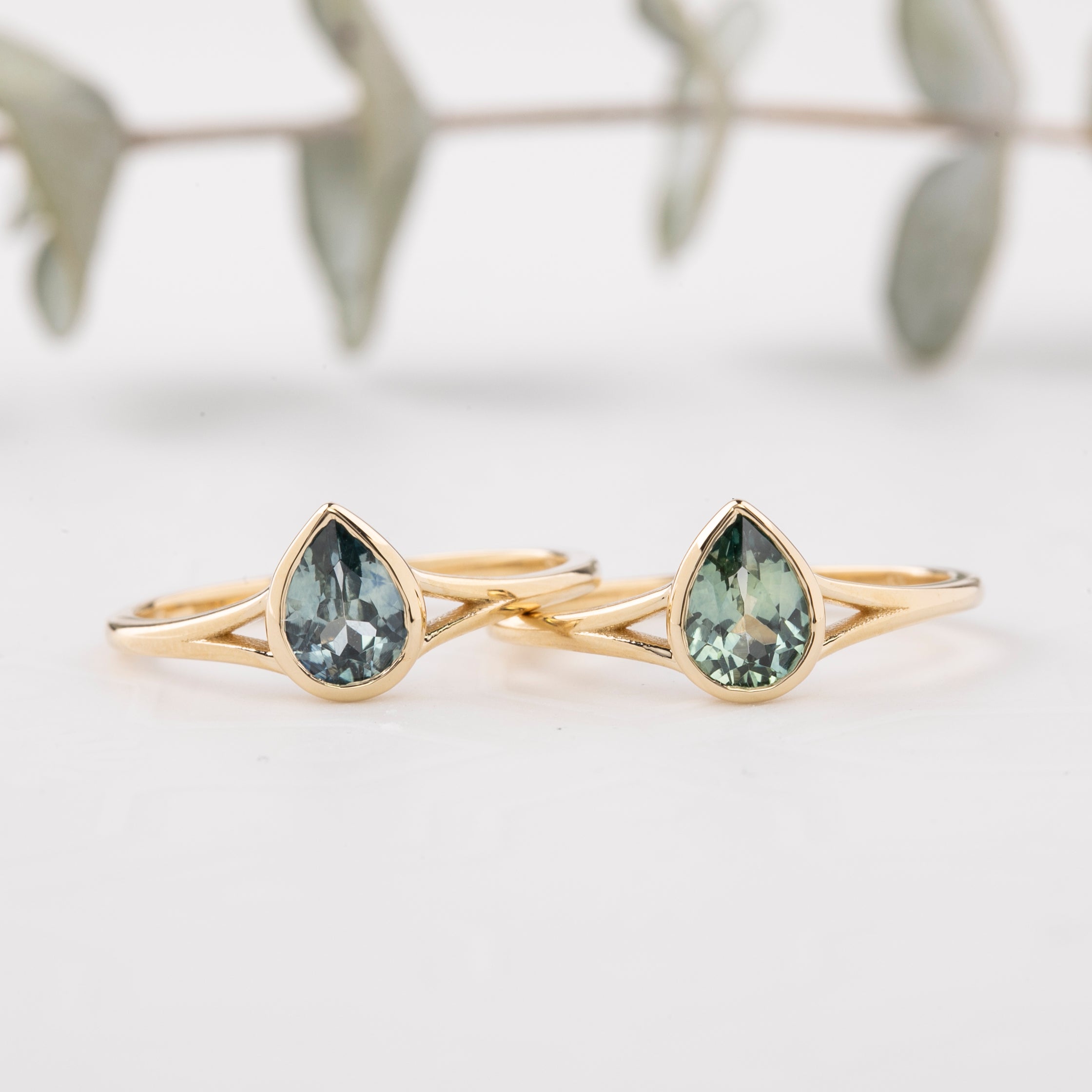 Kylie Ring, 0.70ct Montana Sapphire