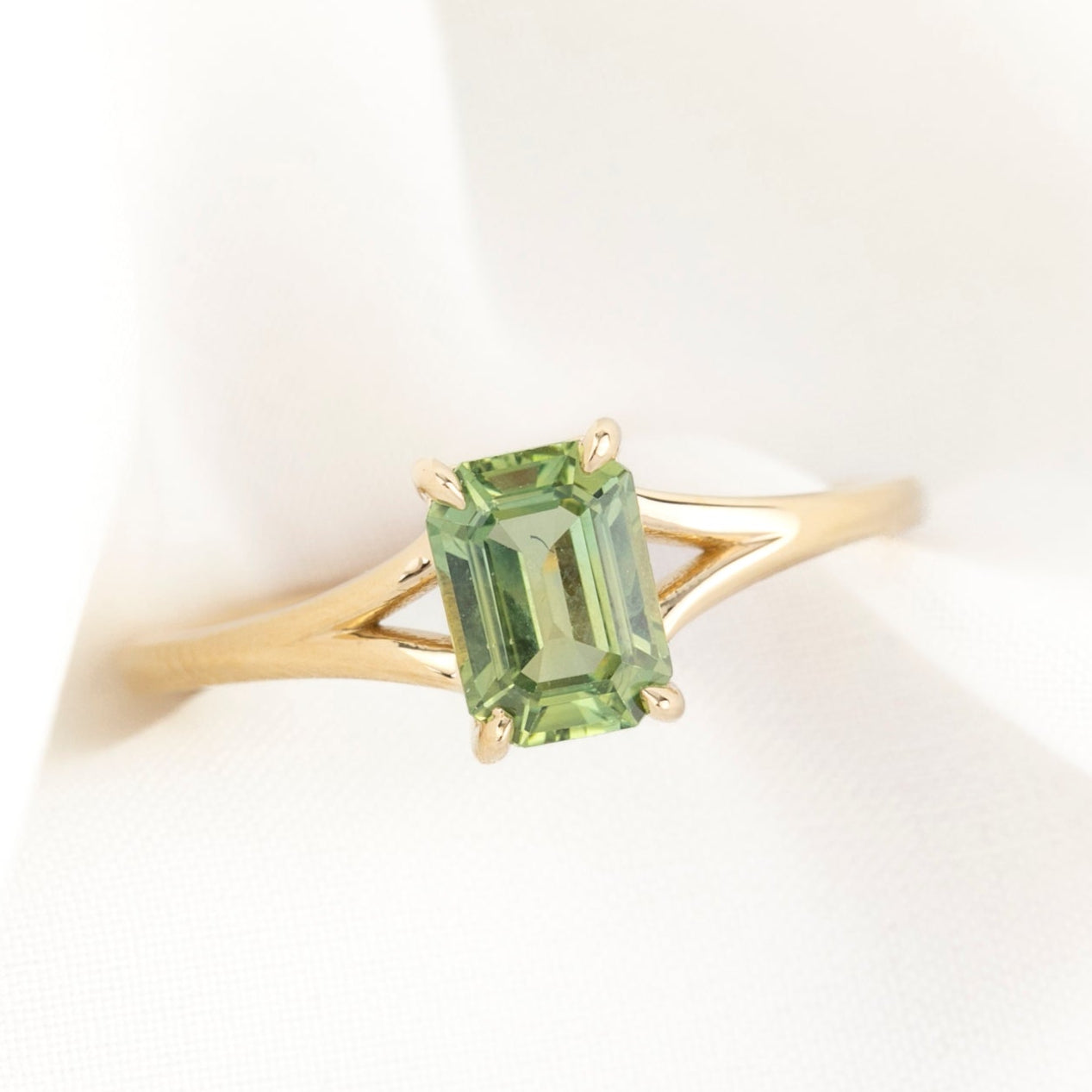 Kylie Ring, 1.13ct Montana Sapphire