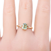 Kylie Ring, 1.13ct Montana Sapphire