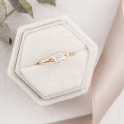 Kylie Round Rose Cut Diamond Ring