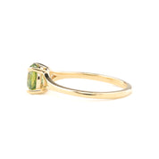 Kylie Ring, 1.31ct Green Montana Sapphire
