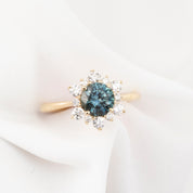 Amara Ring, 1.31ct Montana Sapphire