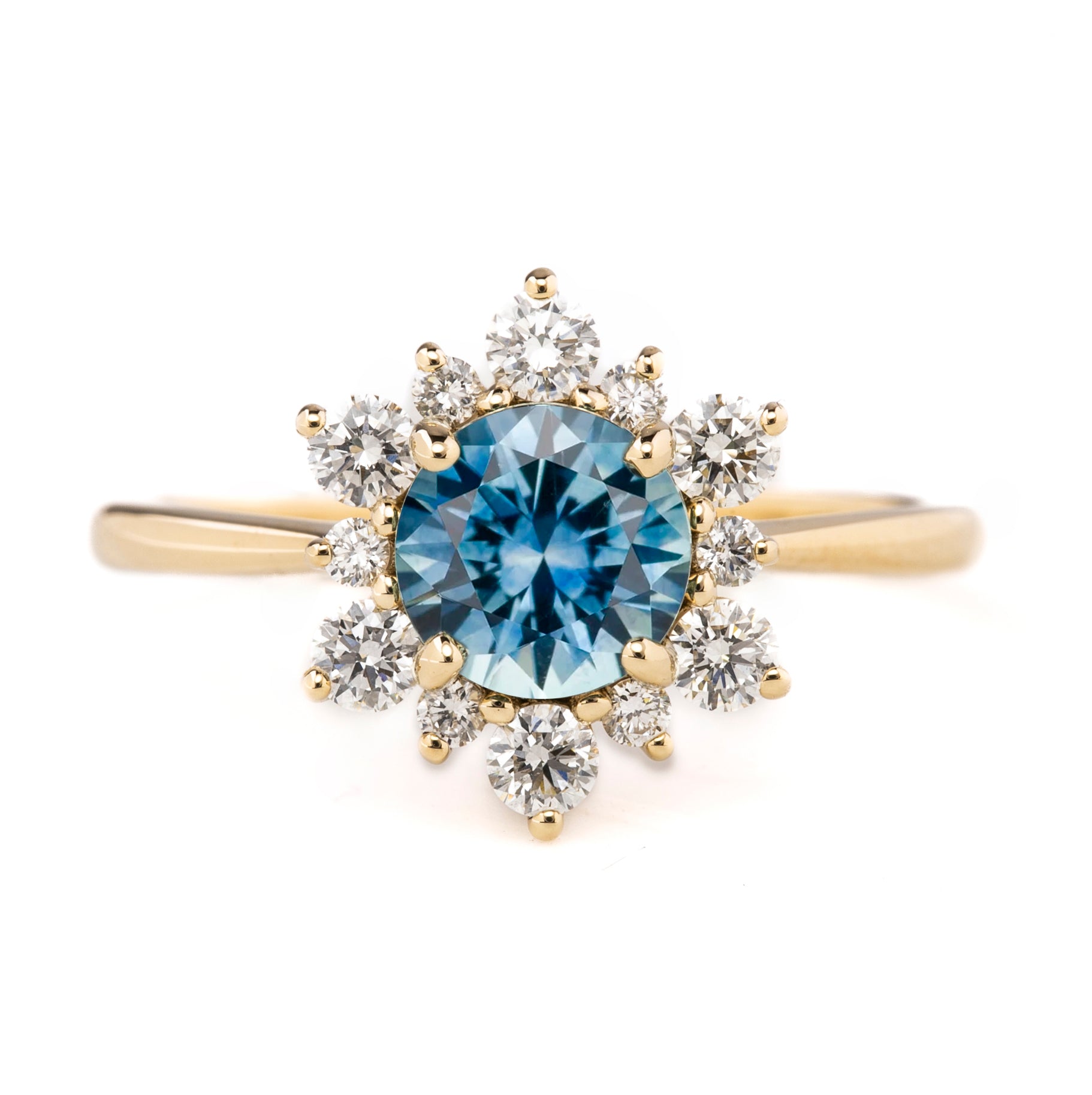 Amara Ring, 1.31ct Montana Sapphire