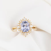 Brianna Ring, 2.92ct Lavender Blue Ceylon Sapphire