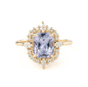 Brianna Ring, 2.92ct Lavender Blue Ceylon Sapphire