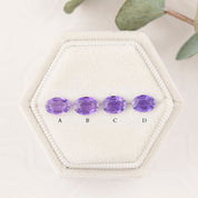 0.70ct Calibrated Oval Purple Sapphires (7.0mm) CS276