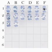0.55ct Calibrated Oval Ceylon Light Blue Sapphire (6x4mm)