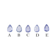 0.90-1.00ct Calibrated Pear Ceylon Sapphire (8x6mm)