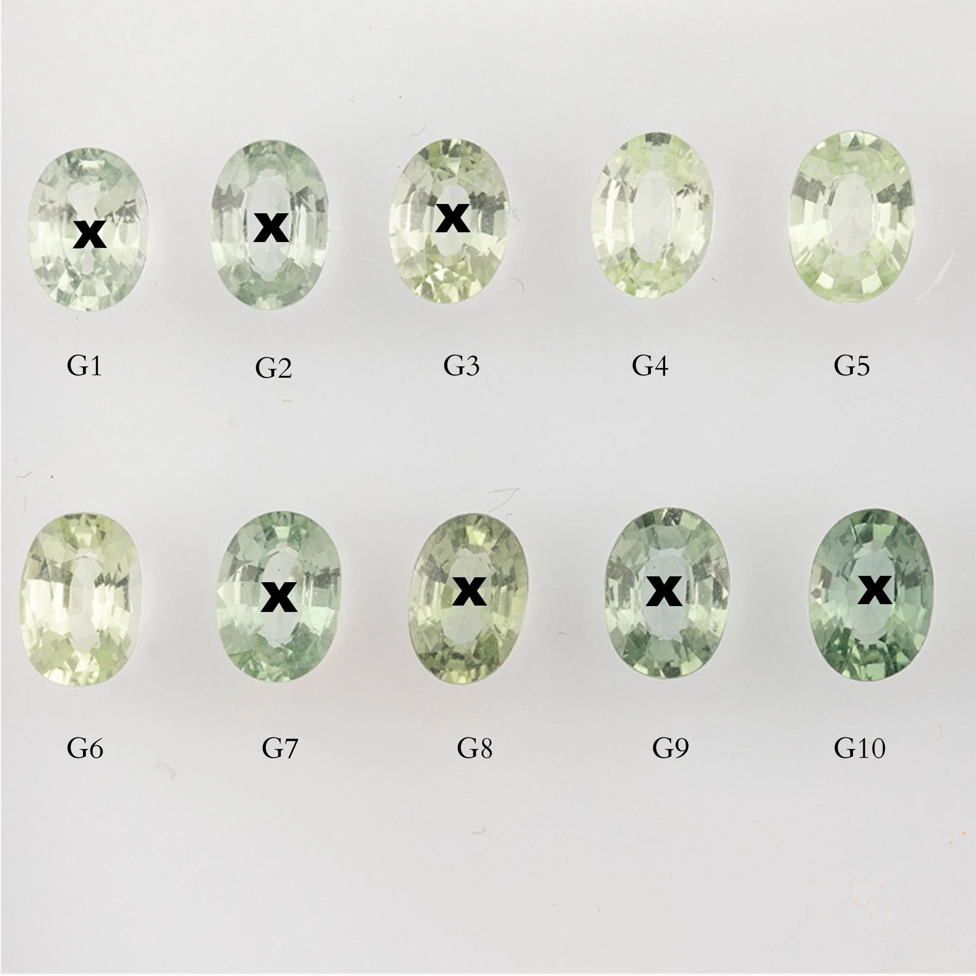 Lena Ring, Green Madagascar Sapphire