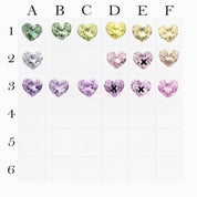 0.35ct Calibrated Heart Madagascar Sapphire (4.5mm) CS313