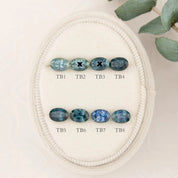 0.80ct Calibrated Oval Montana Sapphires (6.5mm) CS353(blue)