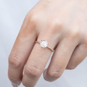 Floryn Round Rose-Cut Diamond Ring