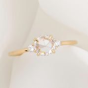 Emilie Ring, 0.50ct Round Rose Cut Diamond