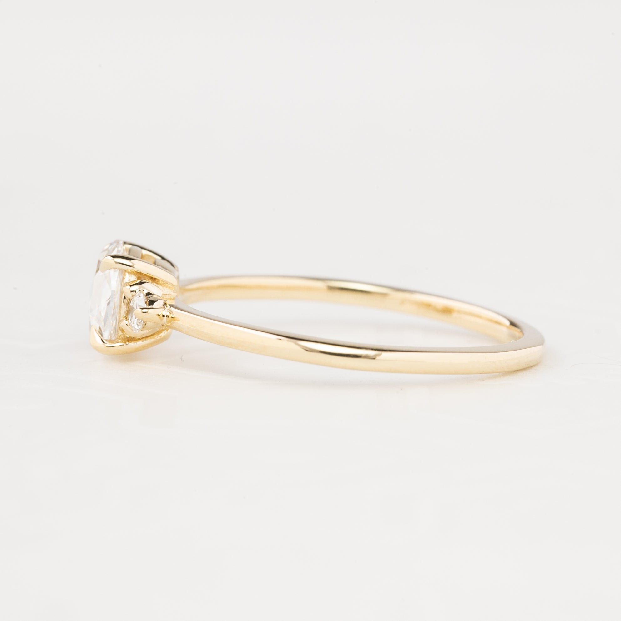 Emilie Ring, 0.50ct Round Rose Cut Diamond