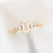 Estel Fleur Four Prongs Radiant Diamond Ring