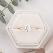 Alice Ring, 1.30ct Round Lab Diamond | IGI Certified