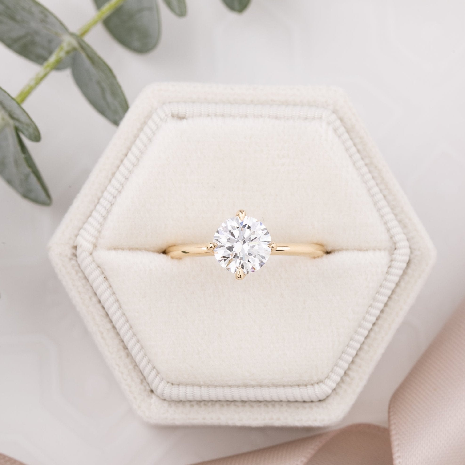Alice Ring, 1.30ct Round Lab Diamond | IGI Certified