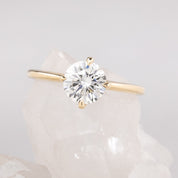 Alice Ring, 1.30ct Round Lab Diamond | IGI Certified