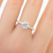Maria Round Diamond Ring