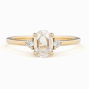 Emilie Oval Rose Cut Diamond Ring