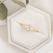 Emilie Oval Rose Cut Diamond Ring