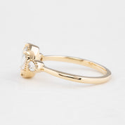 Diana Ring 0.50ct Oval Rose Cut Diamond