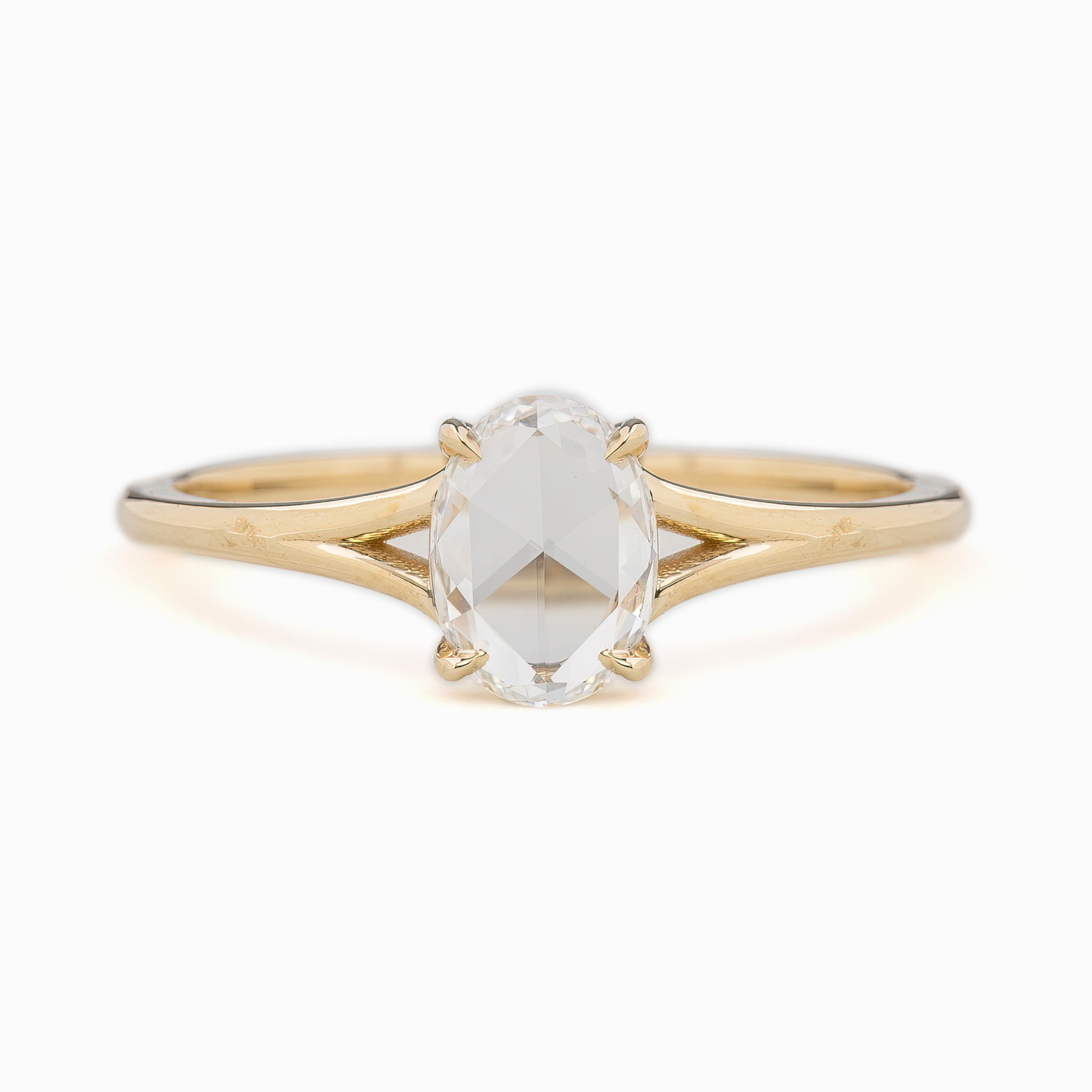 Kylie Ring, 0.50ct Oval Rose Cut Diamond