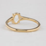 Kylie Ring, 0.50ct Oval Rose Cut Diamond