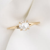 Kylie Ring, 0.50ct Round Rose Cut Diamond