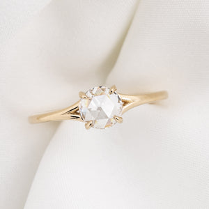 Kylie Ring, 0.50ct Round Rose Cut Diamond
