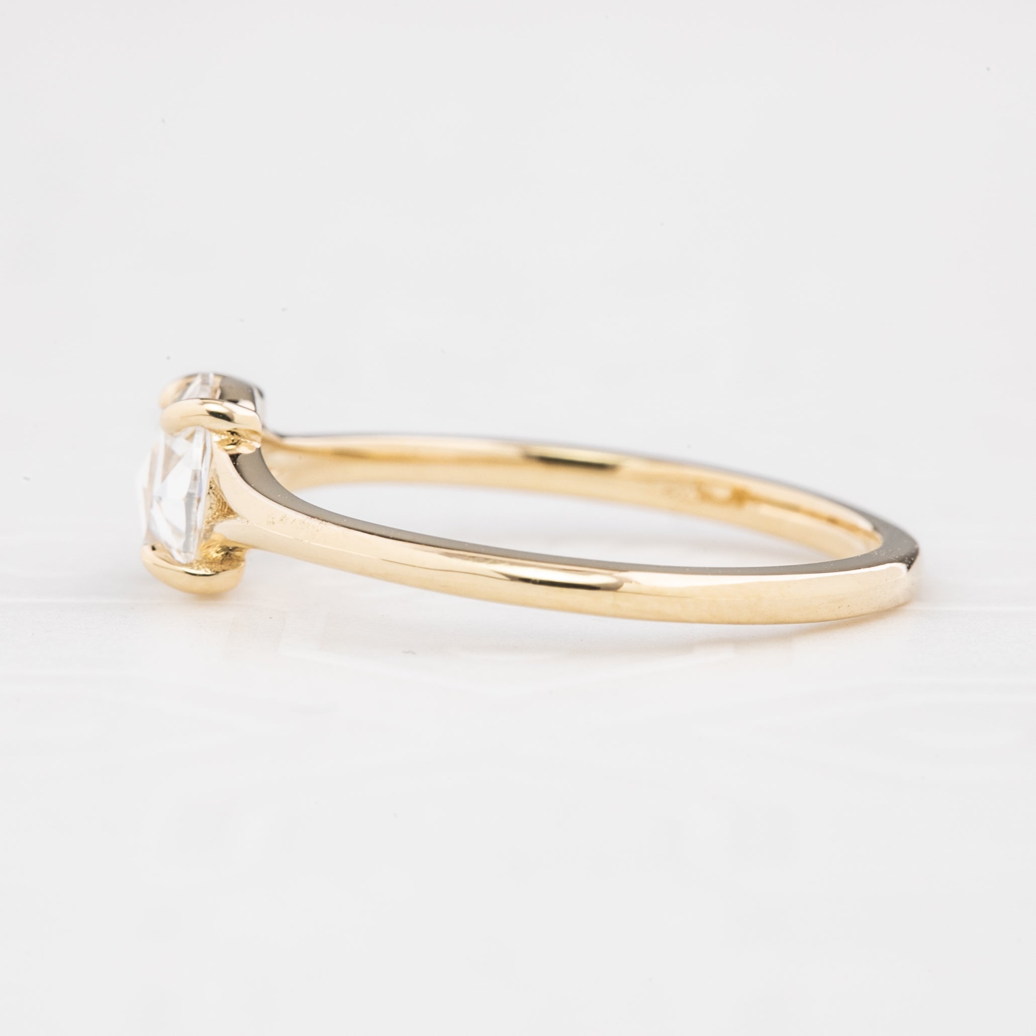 Kylie Ring, 0.50ct Round Rose Cut Diamond