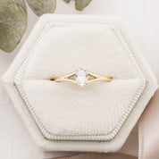 Kylie Oval Diamond Ring