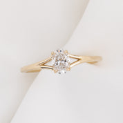 Kylie Oval Diamond Ring