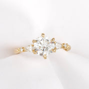 Estel Fleur Petal Ring, 1.30ct Lab Diamond | IGI Certified