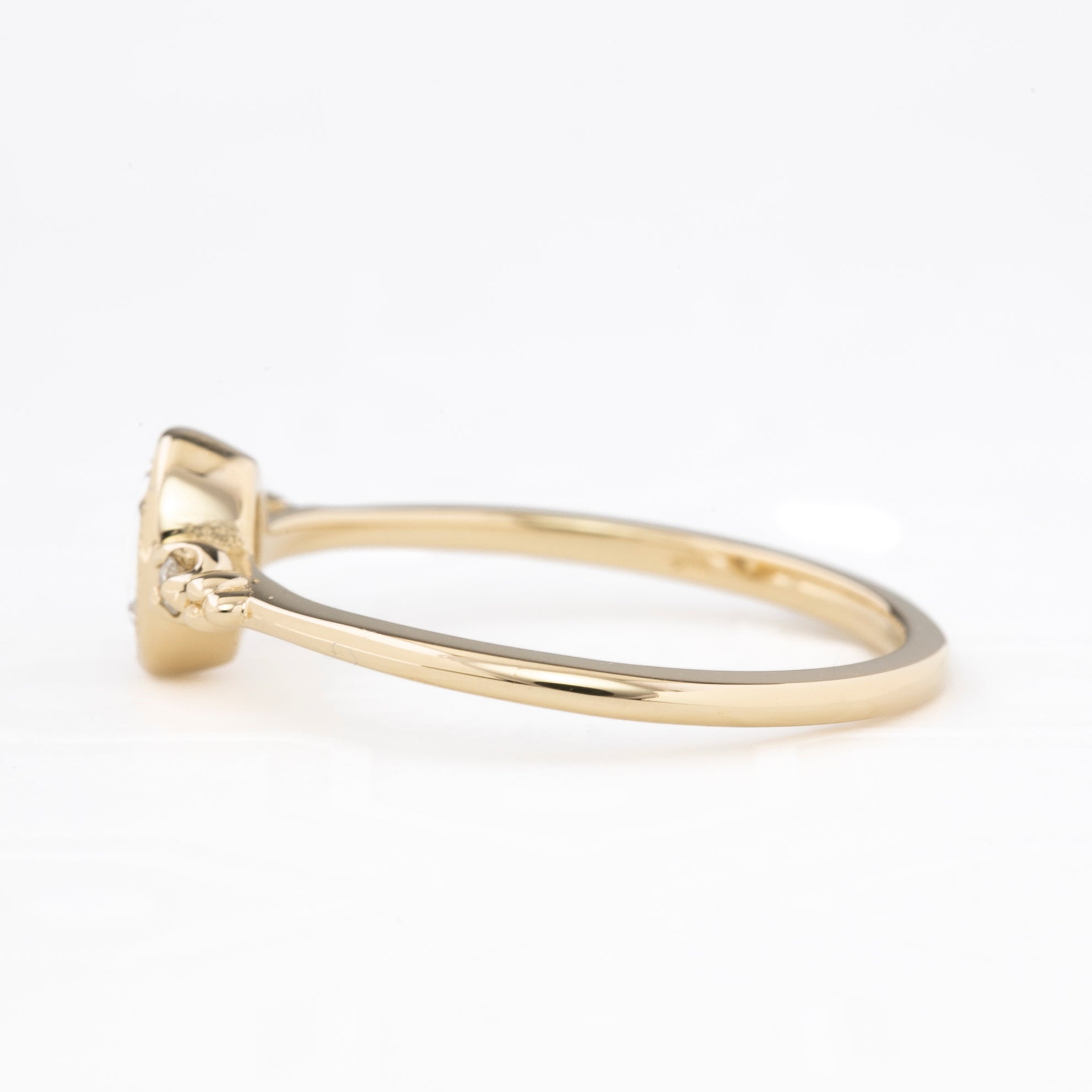 Estel Ring, 0.30ct Oval Rose Cut Diamond