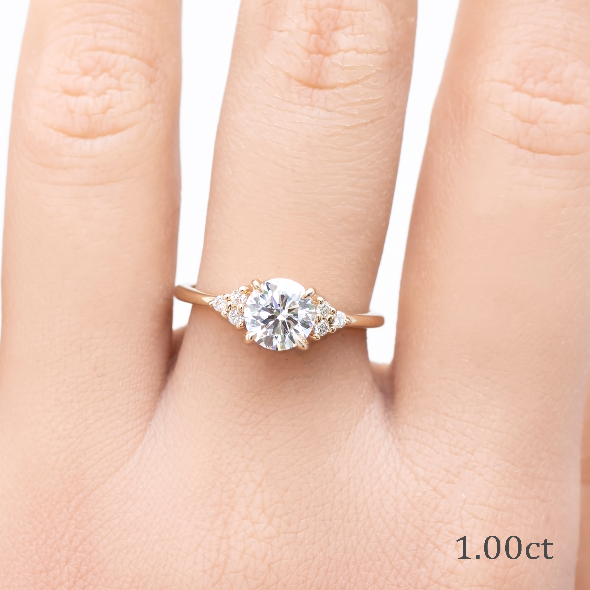 1.32ct Lab Diamond, 14k Yellow Gold (One of a kind)