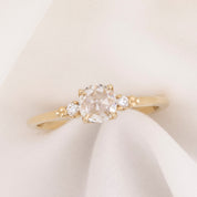 Estel Round Rose-Cut Diamond Ring