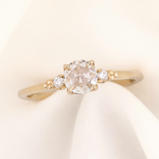 Estel Ring, 0.45ct Rose Cut Diamond