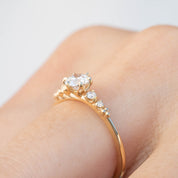 Estel Fleur Ring, 0.50ct Diamond | GIA Certified
