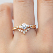 Estel Fleur Ring, 0.50ct Diamond | GIA Certified
