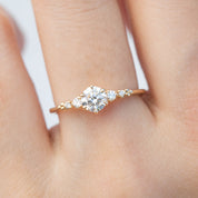 Estel Fleur Ring, 0.50ct Diamond | GIA Certified