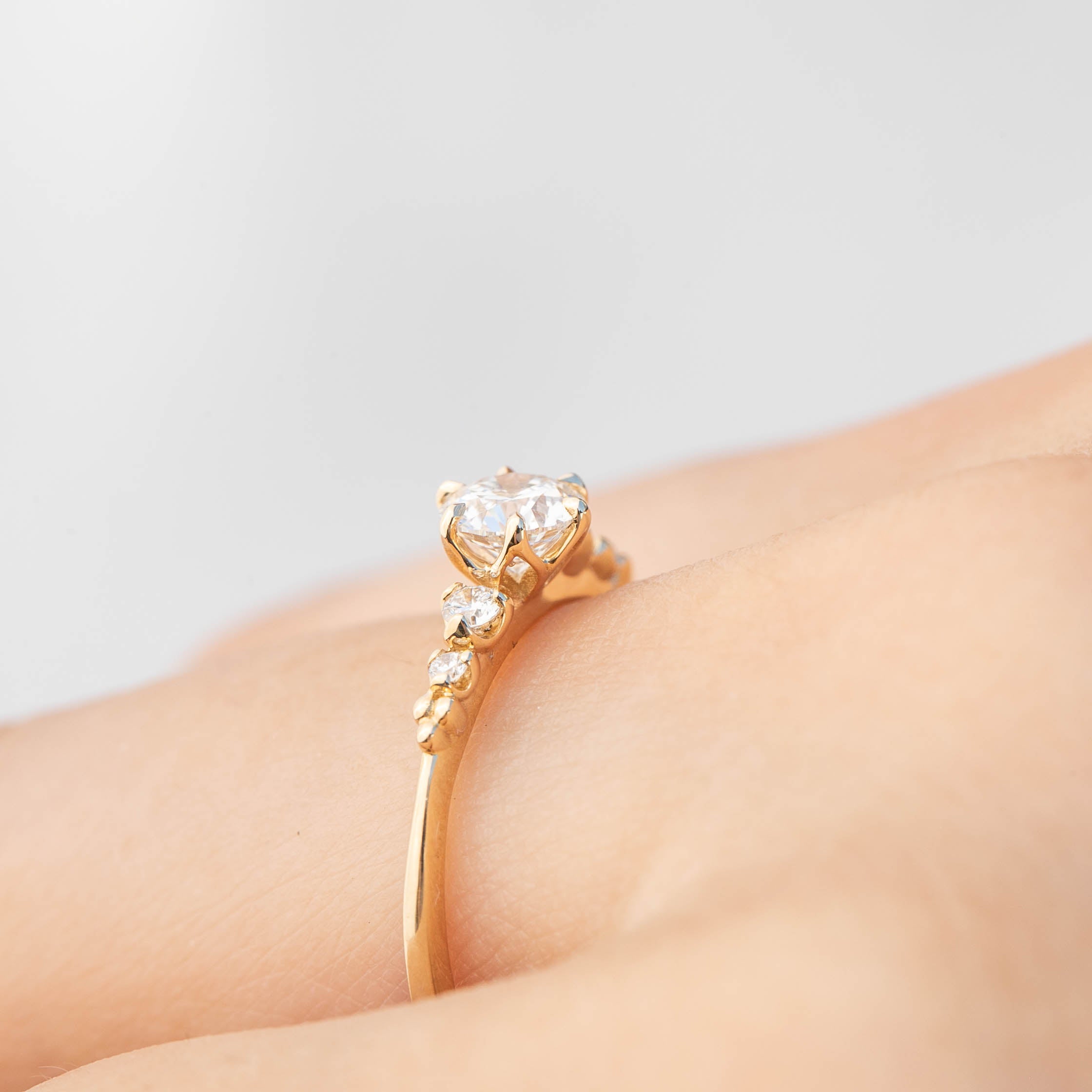 Estel Fleur Ring, 0.50ct Diamond | GIA Certified