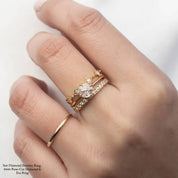Alice Round Rose Cut Diamond Ring