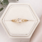 Celeste Round Rose Cut Diamond Ring