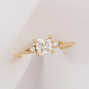 Estel Ring, 0.84st Cushion Diamond | GIA Certified
