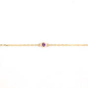 Dahlia Birthstone Bracelet